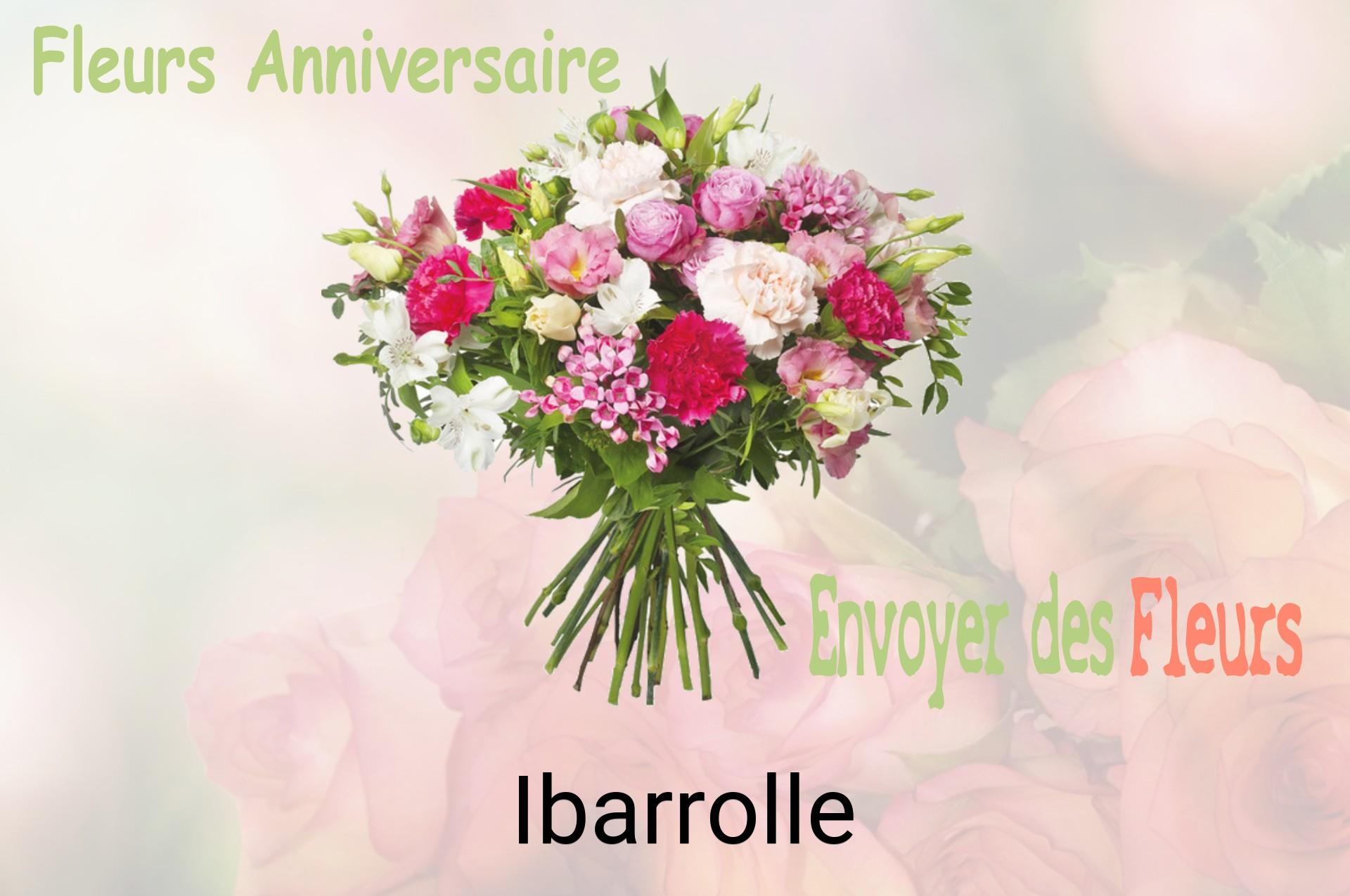 Bouquet de fleurs d’anniversaire livré à Ibarrolle